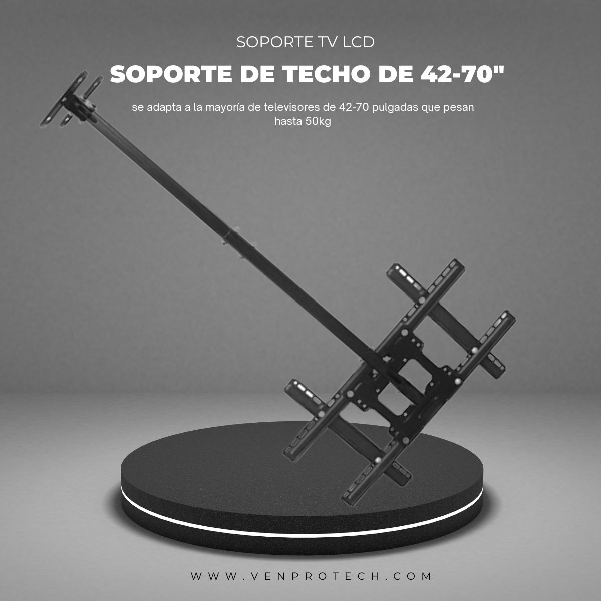 Diversidad Médula ósea metal Soporte Tv Techo Pantalla Lcd - Led 42' A 70 ''/D03/ 50kg - Venprotech